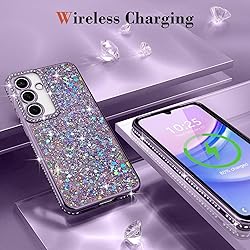 Lafunda for Samsung Galaxy A15 Case Glitter, Luxury