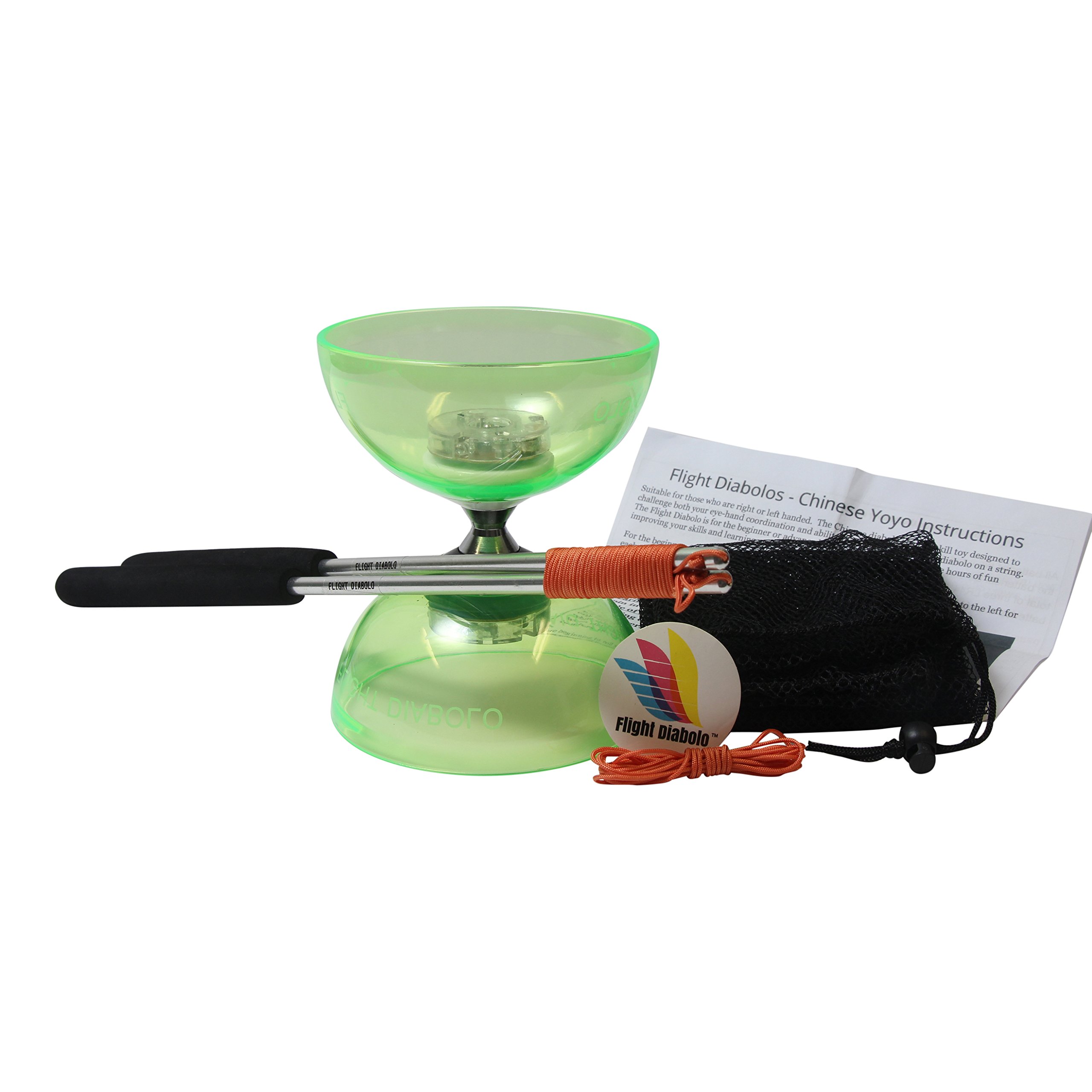 Yoyo Professional Wmqbjta Chinese Diabolo Set Juggling Toy With