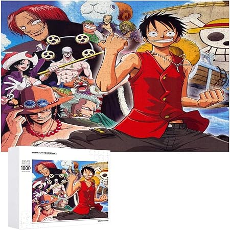 Amazon One Piece ジグソーパズル 1000ピース Diy モンキーd ルフィ ロロノア ゾロ ナミ サンジ 尾田栄一郎 ビッグパイレーツの時代 冒険 絵画 学生 子供 Toys Jigsaw Puzzle 木製パズル 溢れる想い おもちゃ 幼児 アニメ 漫画 プレゼント エンスカイ 壁飾り 無毒無害