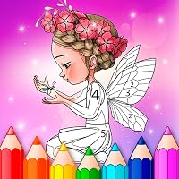 Magic Fairy Coloring Book by Numbers