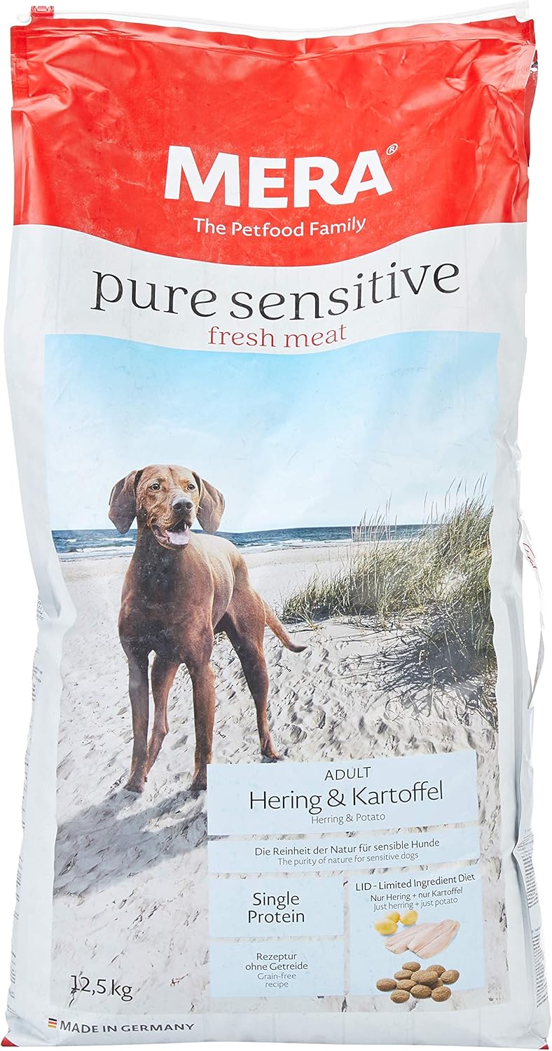 MERA Pure Sensitive Fresh Meat Adult Herring and Potato Dog Food Dry