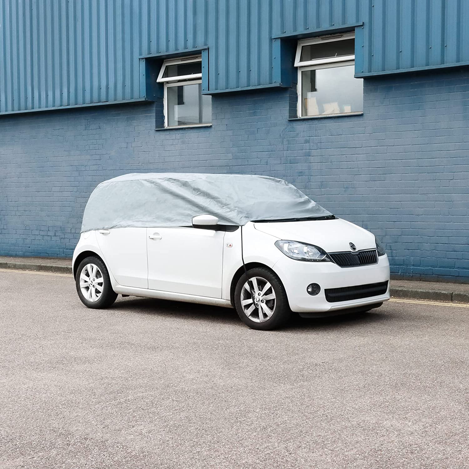 Motionperformance Essentials Small Water Resistant Car Top Cover Grey - Frost & Winter Protector