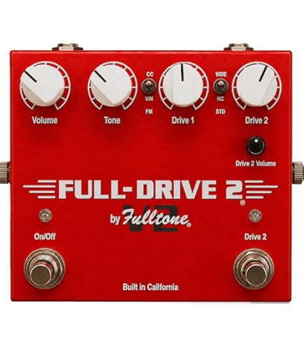Amazon.com: Fulltone Full-Drive 1 Overdrive Pedal — 3-Mode