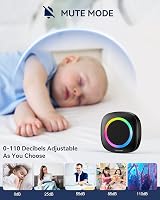 TECKNET Wireless Doorbell RGB Light 400m Range IP66 Battery Powered view 5
