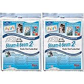 Warm Company Steam-A-Seam 2 Double Stick Fusible Web-9"X12" Sheets 5/Pkg (5517) (2-Pack of 5)