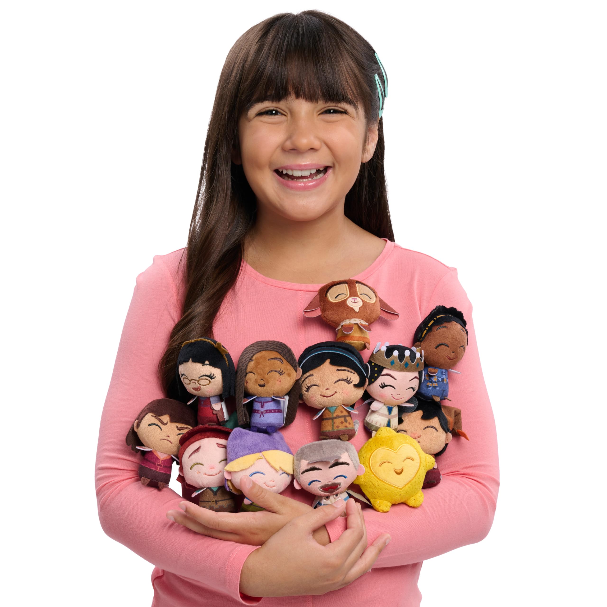 Just Play Disney Wish Mini Collectible 3-inch Plush Toy in Wishing Star Blind Bag Inspired Capsule, Officially Licensed Kids Toys for Ages 2 Up