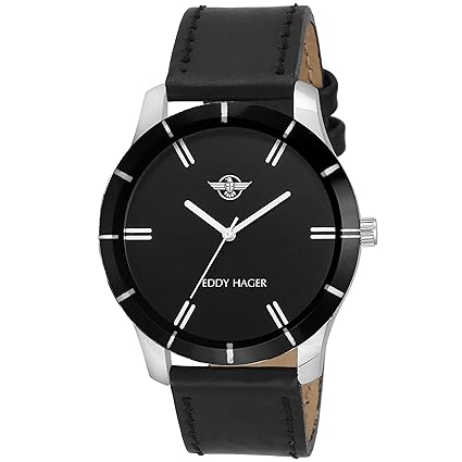 Black Dial Mens Watch EH-104-BK
