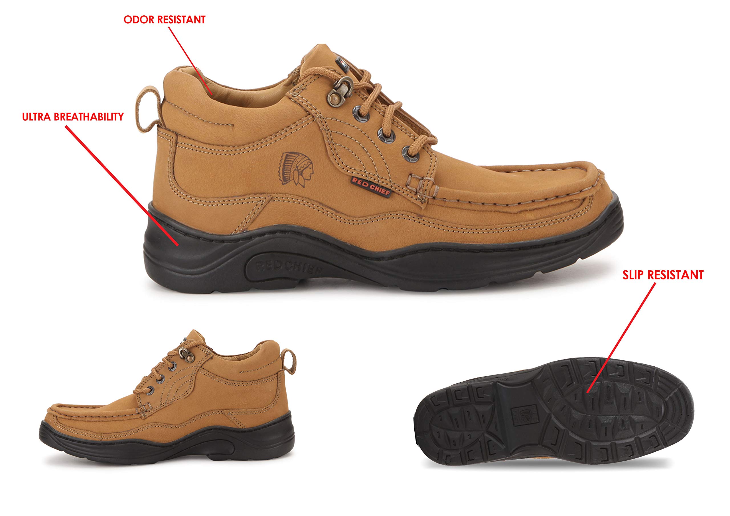 red chief men's clogs