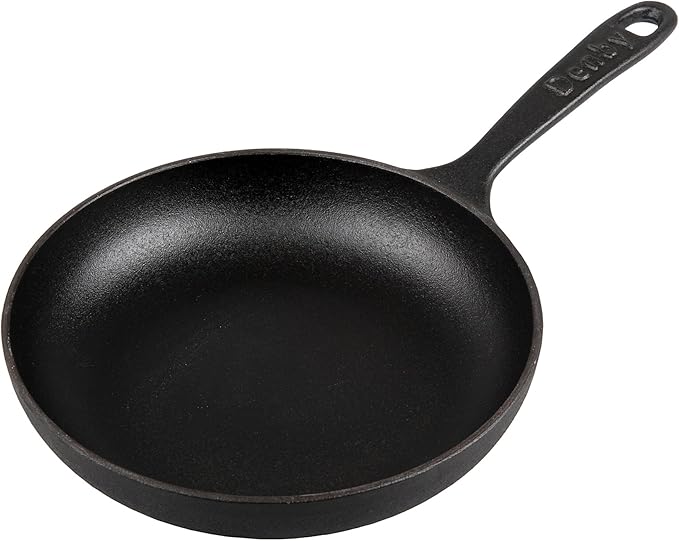 Denby Cast Iron Omelette Pan, 8Inch, Blue Skillets