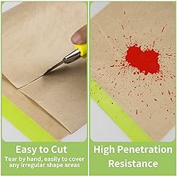 Pre-Taped Masking Paper for Painting - 12 inch x 50