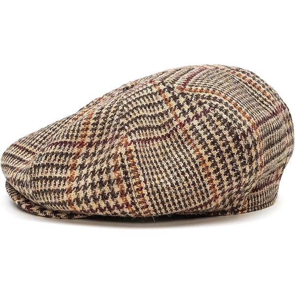 Sterkowski Shelby | 100% Harris Tweed Newsboy Cap for Men | Baker