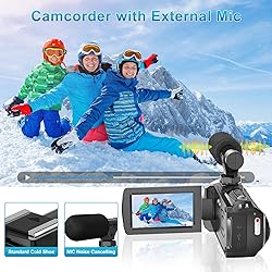 Weochi Video Camera Camcorder Ultra HD 2.7K 42MP