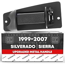 LH Extended Cab Rear Door Handle – Black, Textured, For 99-06 Chevy Silverado / GMC Sierra 1500-3500