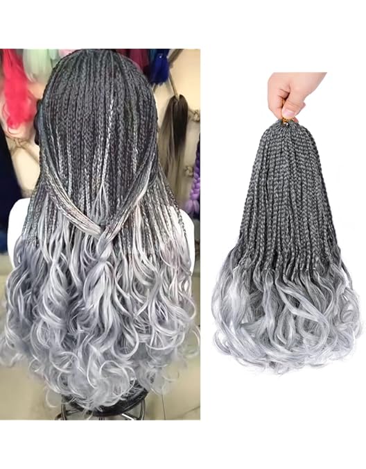 Amazon.com : COOKOO 9 Packs French Curl Crochet Braids 14 Inch Pre