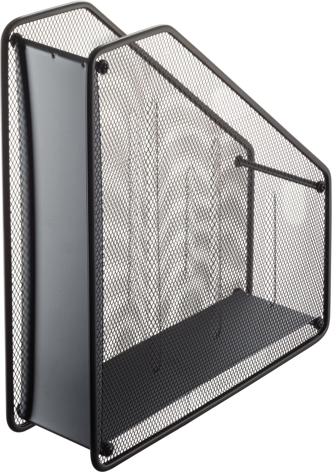 Helit H2518095 Magazine Holder Mesh, DIN A4, Black