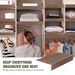 EYAYEN 4 Pcs Wire Shelf Cover，Wire Rack Covers