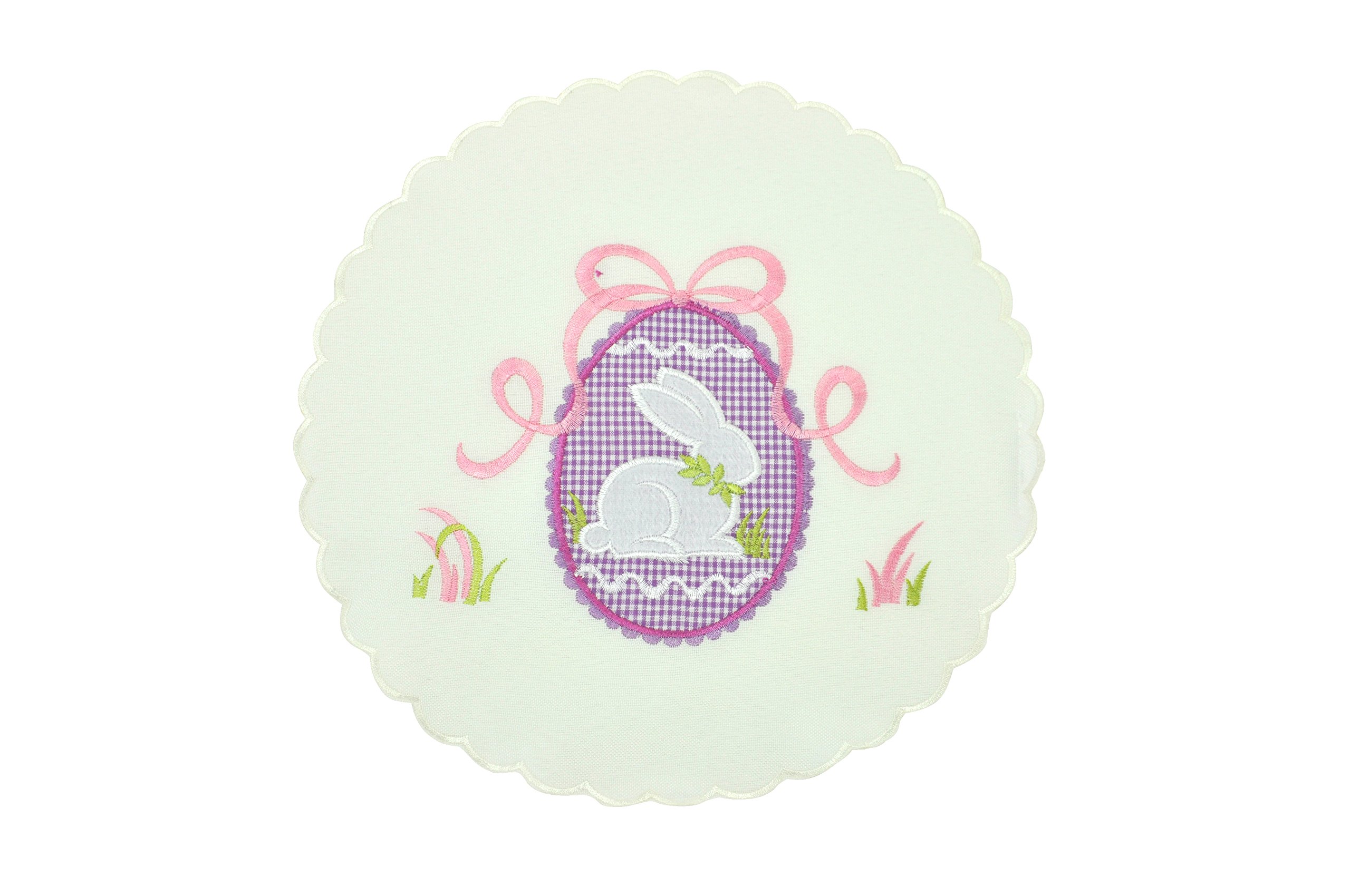 Bellanda 3731 30 Round Placemat, Polyester, sekt, 30 x 30 x 0.5 cm