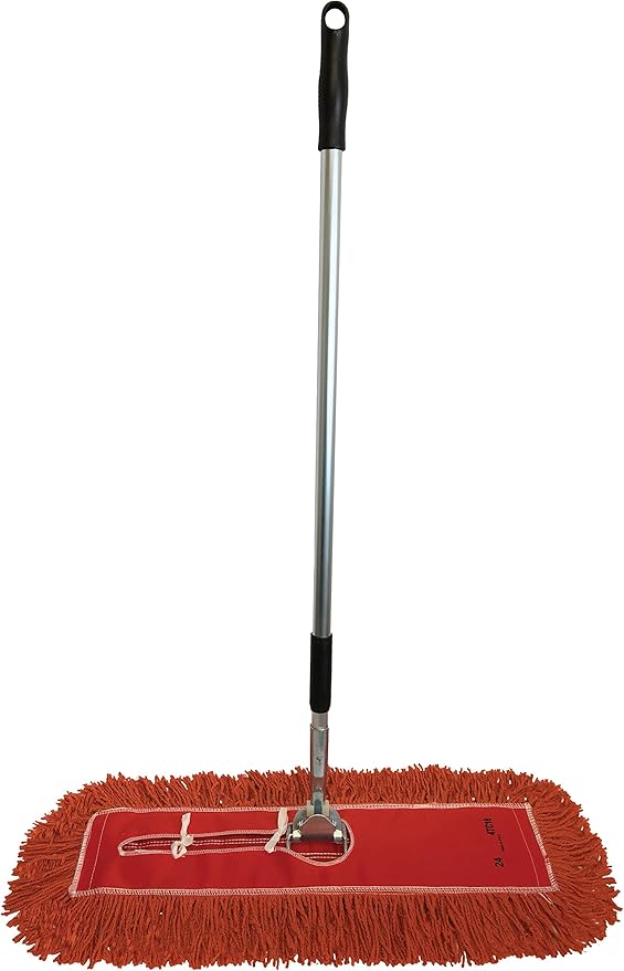 Dust Mop Kit 18" (1) 18" Orange Industrial ClosedLoop Dust Mop, (1