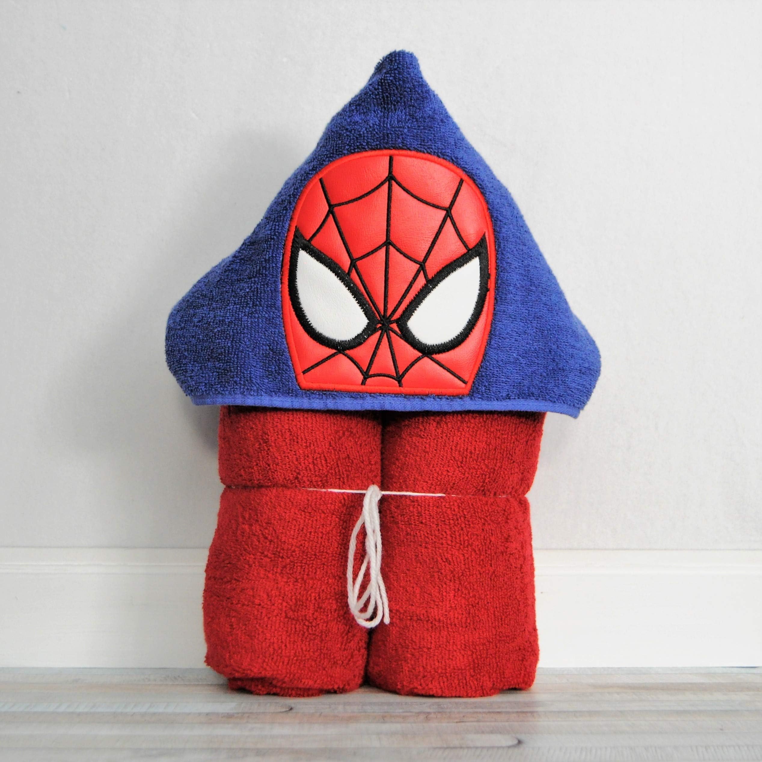 Spider Web Hero Hooded Bath Towel for Baby Child and Teens