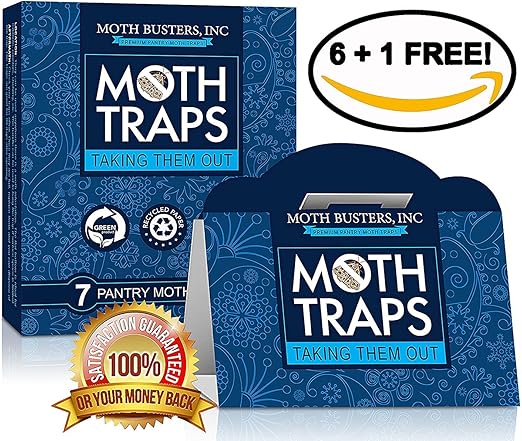 7 Pantry Moth Traps Safe Non Toxic Professional Pheromone Trap No