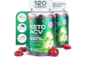 WELLNECO Keto ACV Gummies Advanced Weight loss with the Mother 1000 Mg - ACV Gummies for Digestion, Metabolism, Immune Support - Apple Cider Vinegar, Beet FOS Fiber - ACV Gummies for Men and Women - Sugar Free