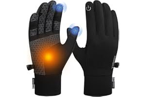 Benirap Winter Gloves Men Women Warm Touchscreen Windproof Thermal Gloves for Cycling Running Driving Hiking Walking Gloves