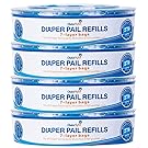 ChoiceRefill Compatible with Diaper Genie Pails, 4-Pack, 1080 count