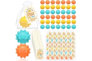 Leelosp 60 Sets Sun Soaps Baby Shower Favors Here Comes the Sun Baby Shower Gifts Mini Handmade Soaps with Thank You Card and Organza Bags for Guest Gender Reveal Sunshine Party Decor(Colorful,Funny)
