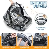 Bemece Universal Car Seat Rain Cover with Window & Ventilation view 4