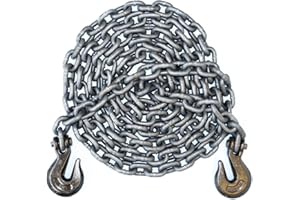 ADVANTAGE RIGGING 3/8" - Grade 100 Binder Chain - Grab Hooks - 20' Length