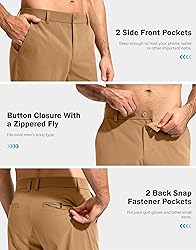 G Gradual Mens Golf Pants Stretch Dress Casual