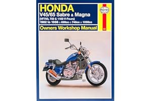 Honda V45/65 Sabre & Magna (VF700m 750 & 1100 V-Fours) 1982 to 1988: Owners' Workshop Manual
