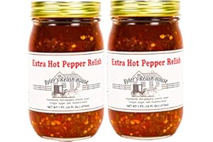 Byler's Relish House Extra Hot Pepper Relish 16oz (pack of 2)