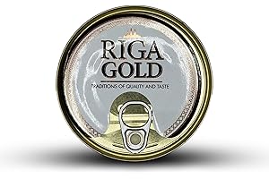 Riga Gold Shproti, Sprats in Oil, 8.4 ounces (Pack 6)