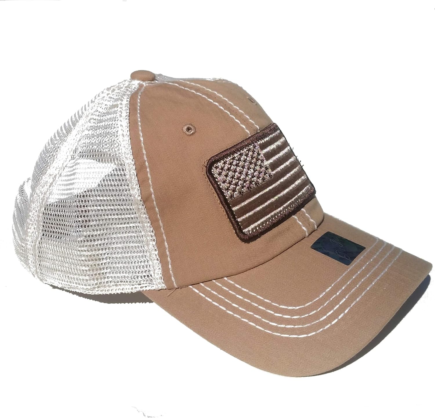 baseball hat with american flag