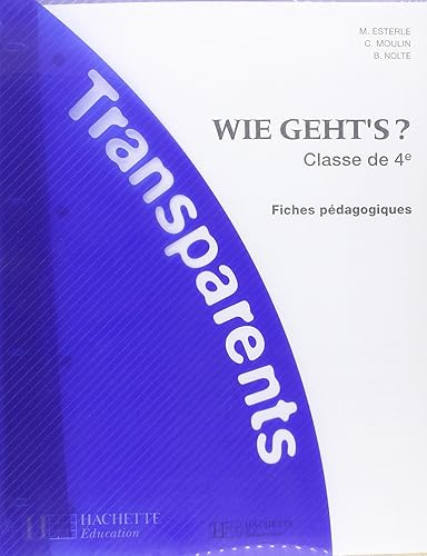 Download Wie geht's ? Allemand, 4e (Transparents) PDF