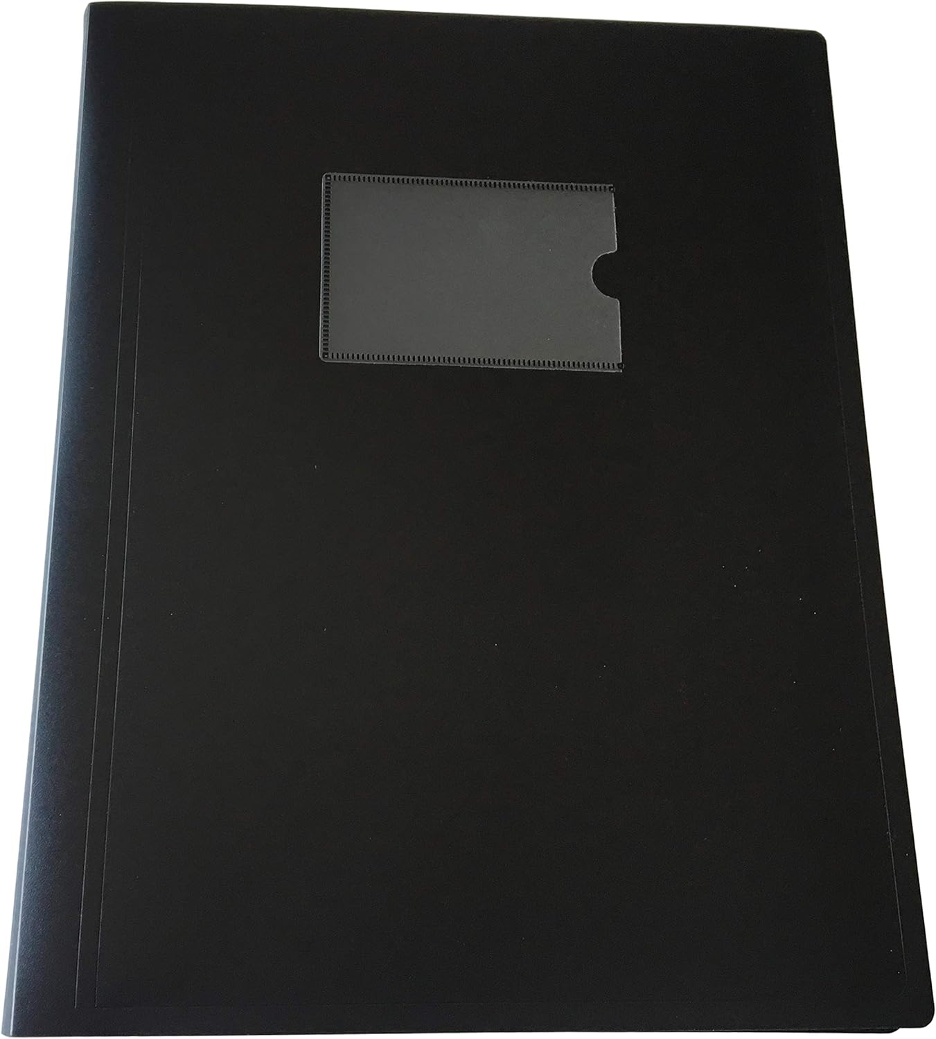 Janrax A4 Flexible Cover Display Book Presentation Folder (Black, 20