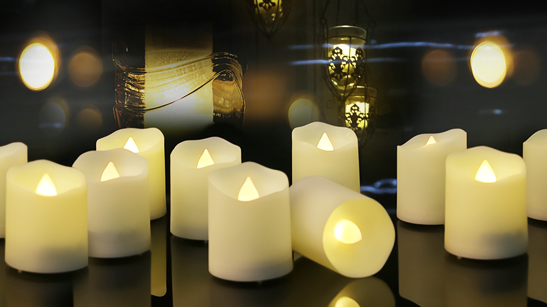 6 Flameless+Candles+Remote+Timer+Flickering