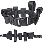 VLJUULJV Duty Belt w/Nylon Tactical Security Guard Utility Belt Rig