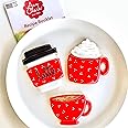 Coffee/Tea Cup Cookie Cutters 3-Pc. Set Made in The USA by Ann Clark, Coffee Mug, Latte Cup, Teacup