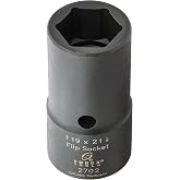 Sunex Tools - SOC 19MM X 21MM 1/2D FLP IMP 6PT