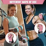 COFIT Wrist Straps Weightlifting Leather Dual-Layer Oxford Pink Standard view 5