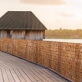 Tgzwme Natural Reed Fencing Rolls,5.5FT X 16.4FT