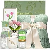 Sympathy Gifts for Women - Self Care Gift Basket for Loss of Loved One, Miscarriage, Bereavement Thinking of You, Get Well Soon Care Package, Birthday Valentines Day Gifts for Her Friend Wife Mom