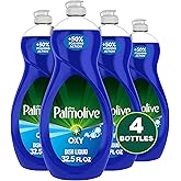 Palmolive Ultra Liquid Dish Soap, Oxy Power Degreaser - 32.5 Fluid Ounce (4 Pack)