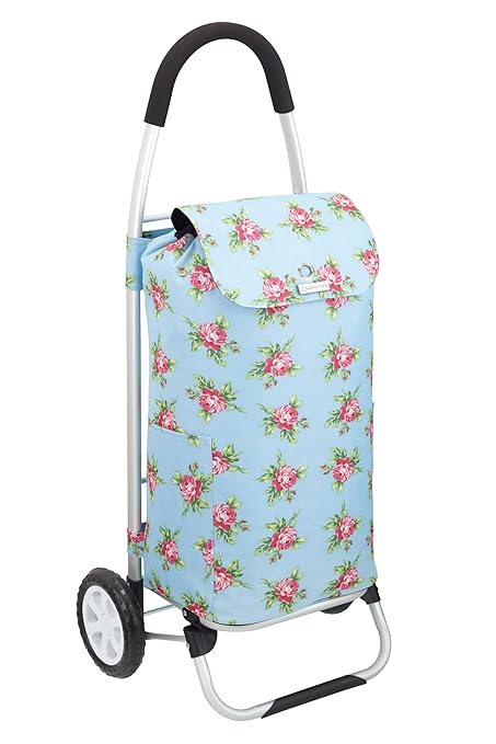 title=Cool Movers Kitchen Craft- Carrello per la spesa in alluminio, pieghevole,