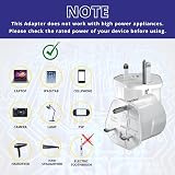TechMax European to UK Plug Adaptor Pack of 2 13A Fused 250V Grounded Type G view 4