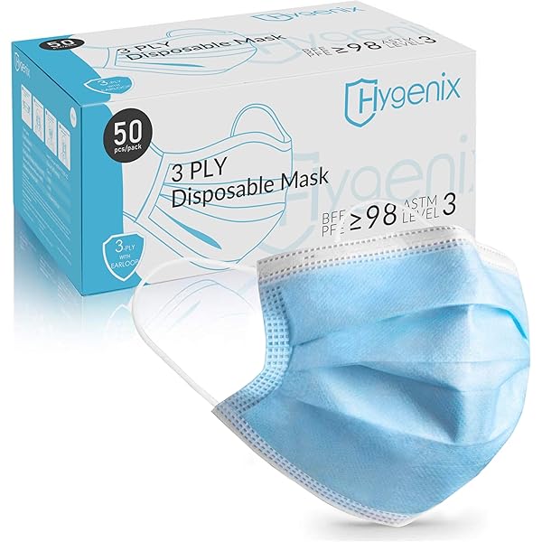 Amazon.com: 100 Pack Medical Disposable Face Masks for
