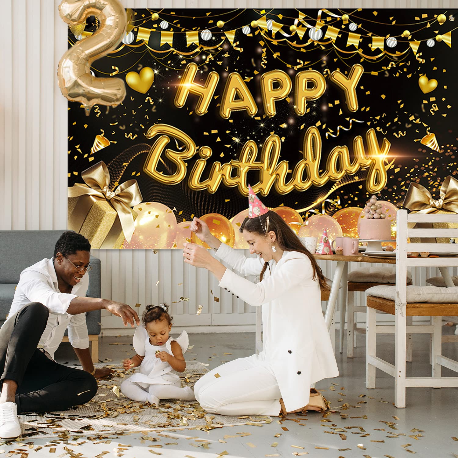 Happy Birthday Backdrop Banner - Image 4