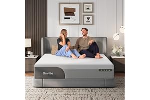 Novilla Queen Mattress 14 Inch, Gel Queen Memory Foam Mattress in a Box with Cool-Touch Nylon Cover for Cooling Night Sleep, Pain Relief & Spinal Support with Comfort Foam, CertiPUR-US Certified